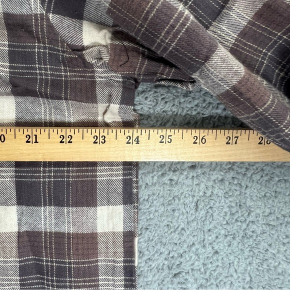 NWT Cold Storage Button Shirt Flannel Brown Men Size Large - Picture 6 of 6